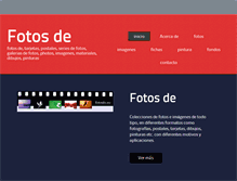 Tablet Screenshot of fotosde.eu